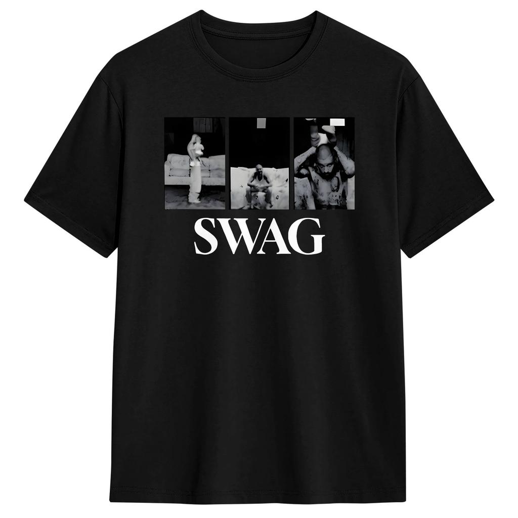 JJustins BBiebers Swag Urban Street Style Photo Collage T Shirts Cotton Top Tees Summer Awesome TShirt Leisure Casual Tshirt