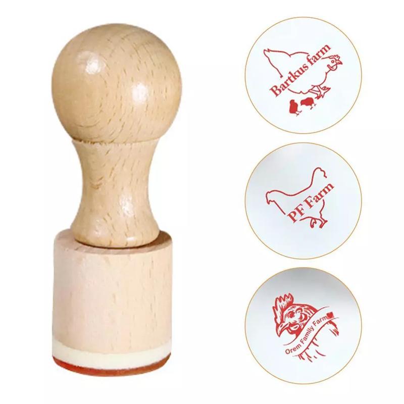 Round Plastic Egg Stamp Set For Personalized Farm Fresh Eggs For Crafters & Bakers Perfect Gift For Easter & Holidays