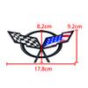 For Chevrolet Corvette 60 Years Camaro Aveo Cruze Malibu Captiva Trax Niva Captiva 3D ABS Car Fender Rear Trunk Emblem Sticker