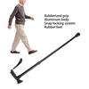 Folding Walking Cane for Men Women T Handle Wrist Strap Height Adjustable Anti Slip Lightweight Foldable Walking Crutch