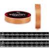 Warknife Fishing Line X4 200m Red Yellow &