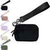 With Wrist Strap Mini Coin Bag Card Slots Women Wrist Wallet Women's Keychain Wallet  Unisex