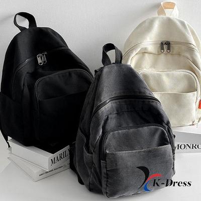 Canvas Pocket Mini Backpack (3 Colors)
