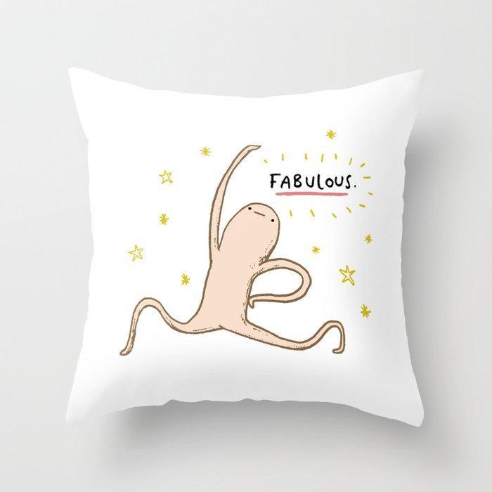 Luxury Home Decor Cushion Cover Office Sofa Cushion Cover Cartoon Animal Hedgehog Dog Pattern Pillow Cover
