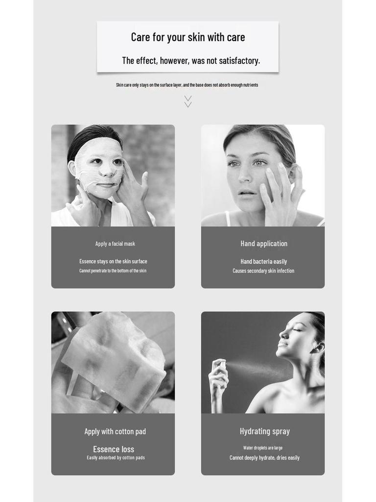 Handheld High-Pressure Oxygen Injector Spray: Facial Cleanser, Moisturizer & Humidifier Beauty Device (English Version)