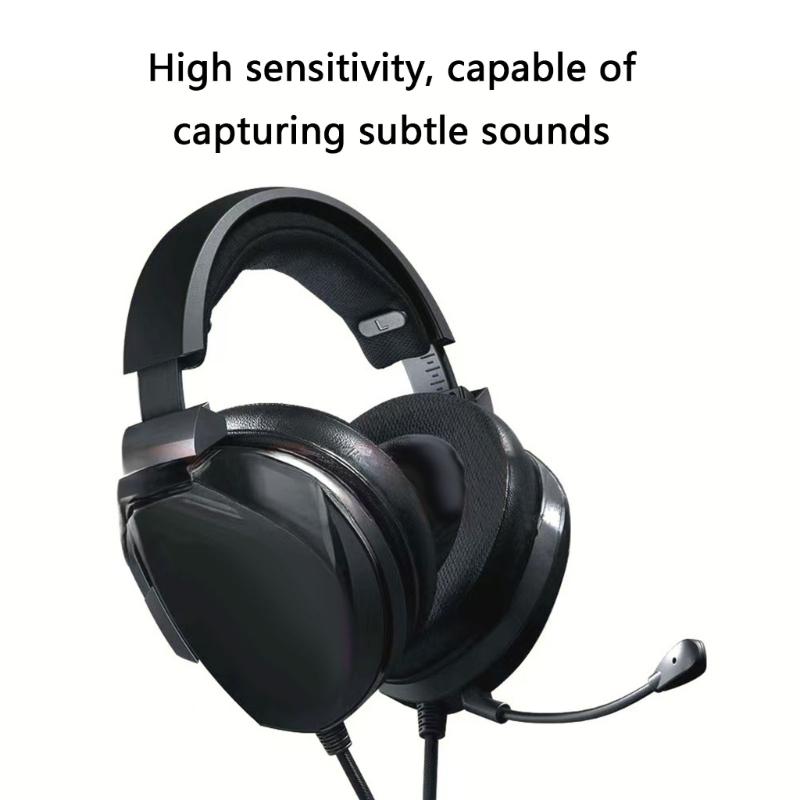 Microphones Replacement Mic for ROG Theta 7.1 Headsets, Detachable Headphones Mic Boom