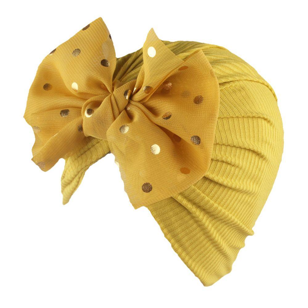 Soft Headwear Hair Accessories Infant Hospital Hat Head Wrap Baby Turban Hat Bowknot Beanies