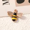 Alloy Little Bee Handmade Pendant - Colorful Animal Ornament DIY Accessory
