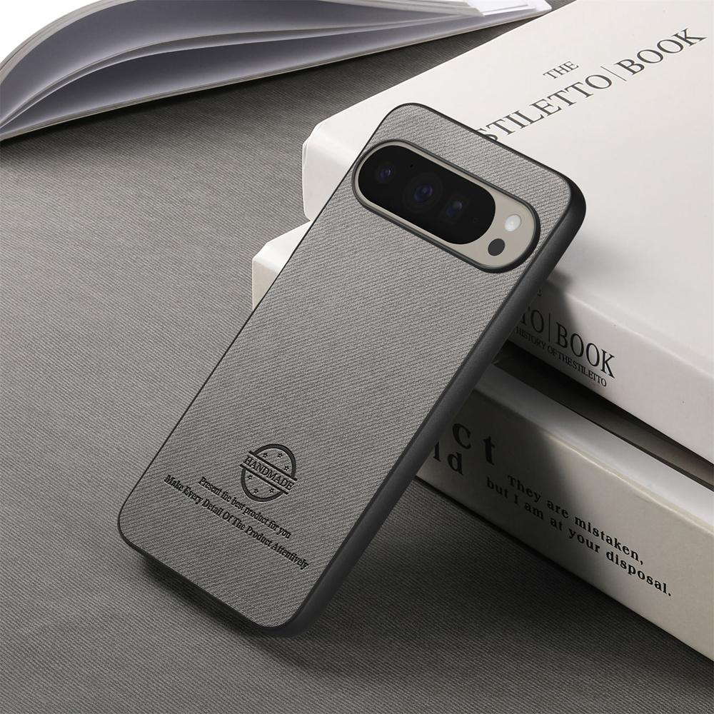PU Leather Matte Case for Google Pixel 10Pro XL 9 Pro XL 9A Shockproof Soft TPU Frame Fabric Back Cover for Pixel 10 Pro XL