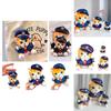 Cute Japanese Style Cat Conductor Plush Toy For Sleeping, Hugging, Decoration And Gifts 13in, 8in, Pendant