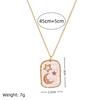 Trendy Sun Moon Star Heart Pendant Necklace In 18k Electroplated Copper