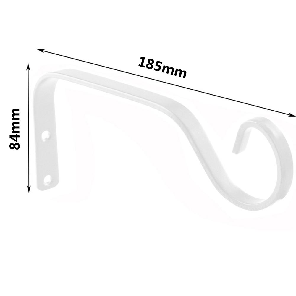 Plant Hanger Hook Wall Mounted Hanging Basket Brackets Metal Flower Pot Hook S-Shape for Garden Balcony Patio Decoration