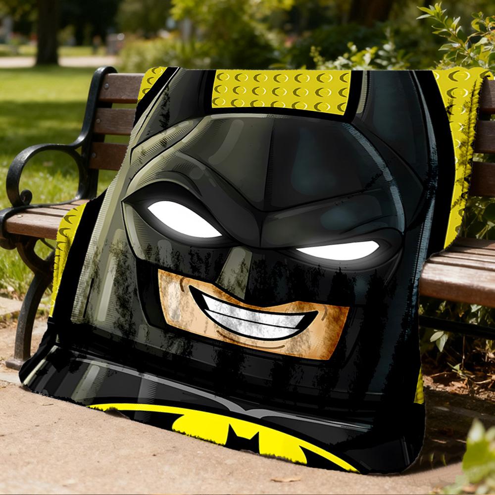 1 szt. Koc flanelowy Lego Batman do użytku na zewnątrz Miękki, lekki i ciepły na sofę, do biura