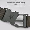 Jun Ding Ying Men's Star Design Nylon Woven Belt