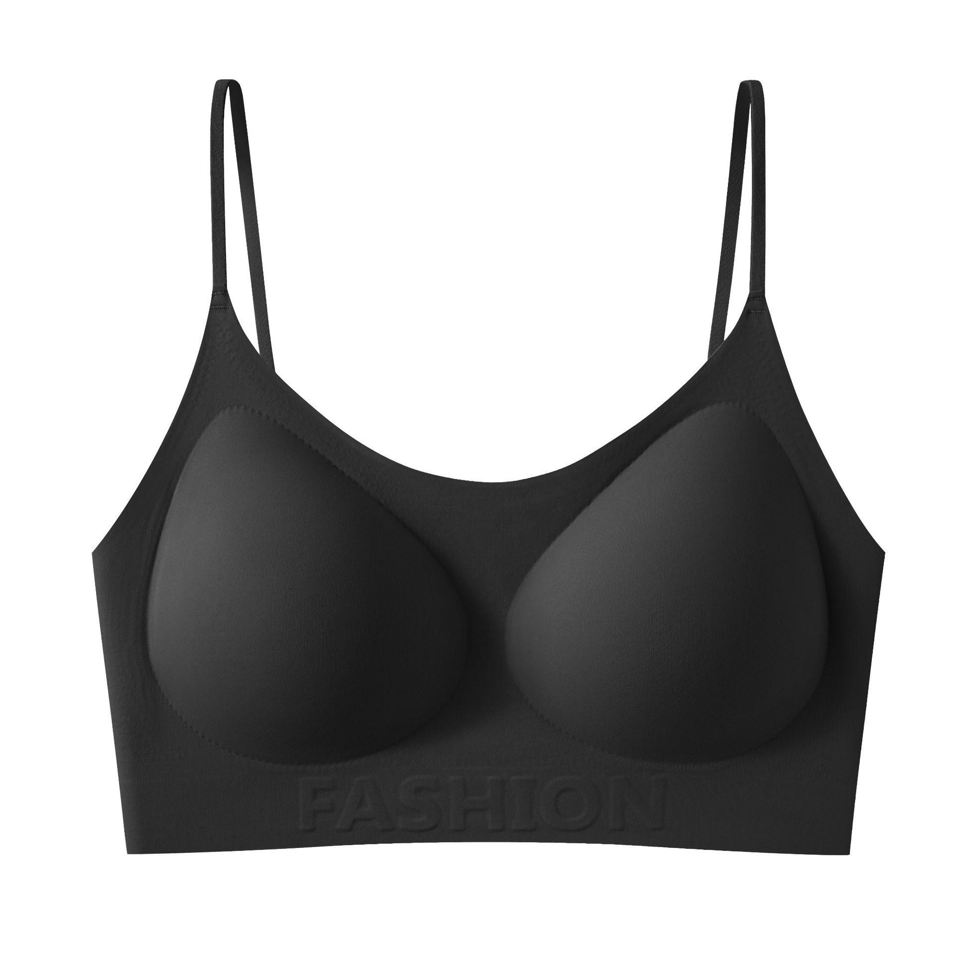 

Traceless Invisible Jelly Foundation Bra: Comfortable Lift, Summer Thin Straps, Beautiful Back, Fixed Cup, Women s Underwear. L [115-130 lbs]