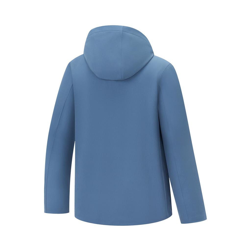 Li-Ning Honor Gold Standard Series Hooded Solid Color Versatile Casual Simple Zipper Windbreaker Men outerwear AFDW781-3