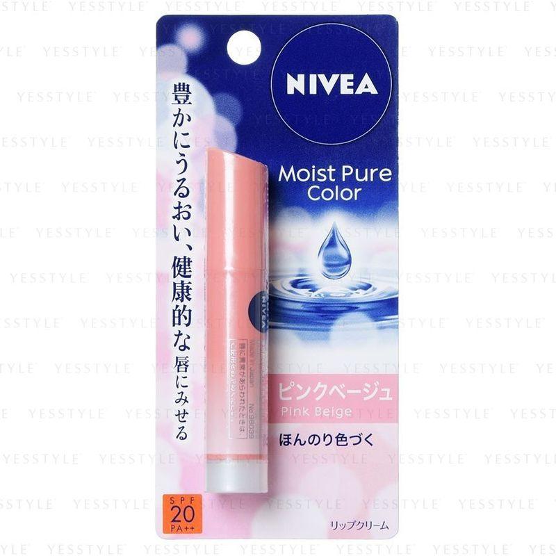 Nivea Japan - Moist Pure Color Lip Balm SPF 20 PA++