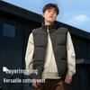 Jeep Men's Winter Stand Collar Cotton Padded Vest