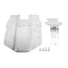 RC Car Front and Chassis Skid Plate Armor Stainless Steel RC Chassis Guard Armor Plate for YIKONG DF7 1/7 Short Truck