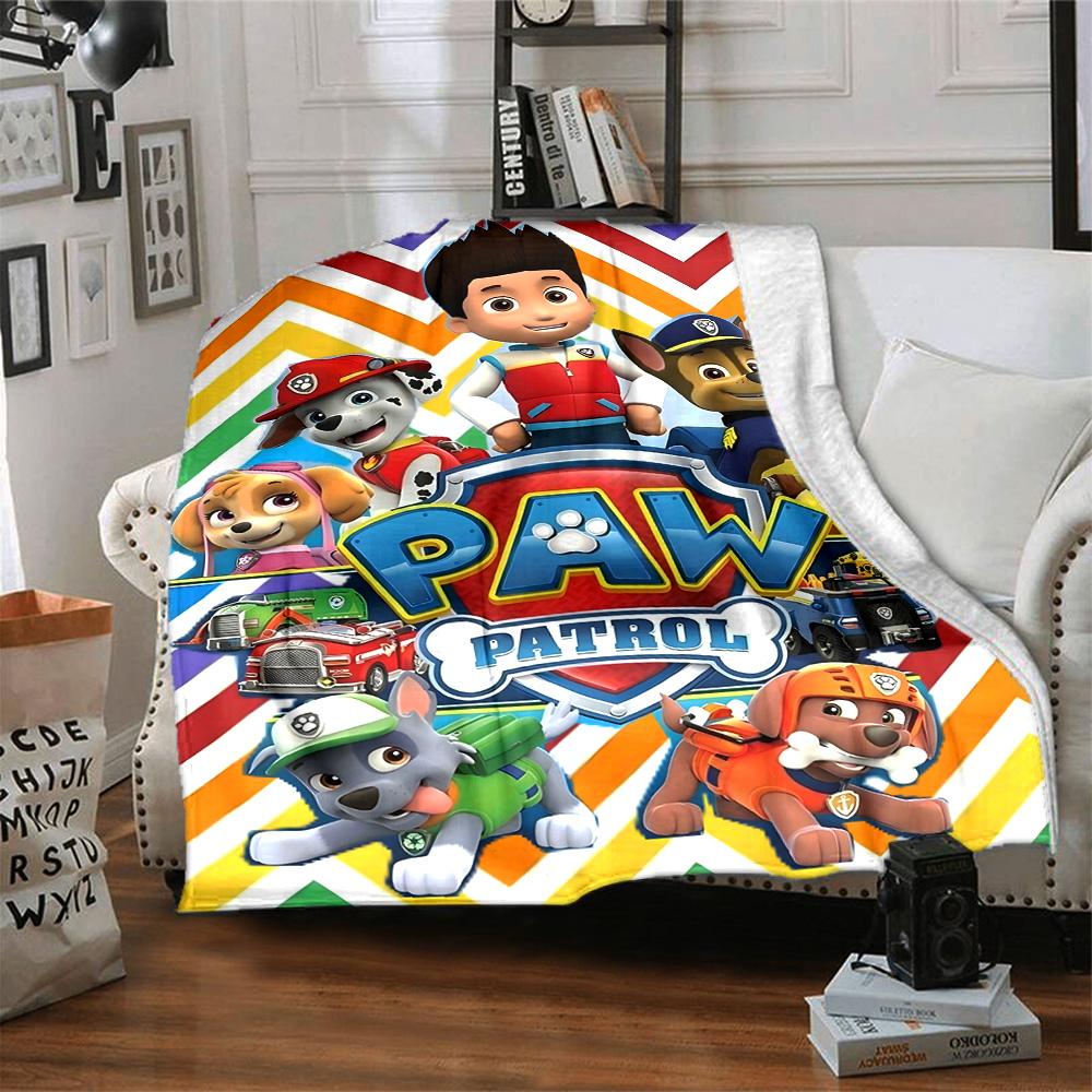 1pc Paw Paw7 Blanket, Gift, for Men and Women, Soft Blanket, Good for Sofa Bed Couch Travel, Lightweight Flannel Blanket