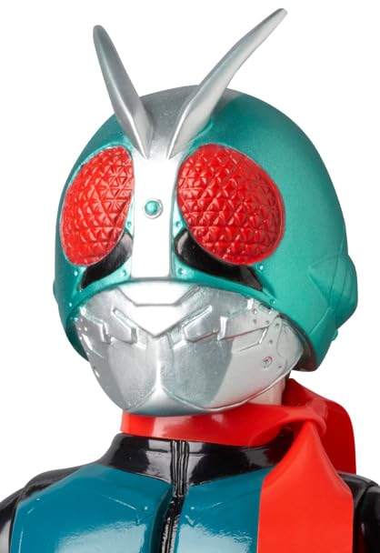 Toei Retro Soft Vinyl Collection Kamen Rider Kamen Medicom Toy No. 2+1 (Shin Rider)