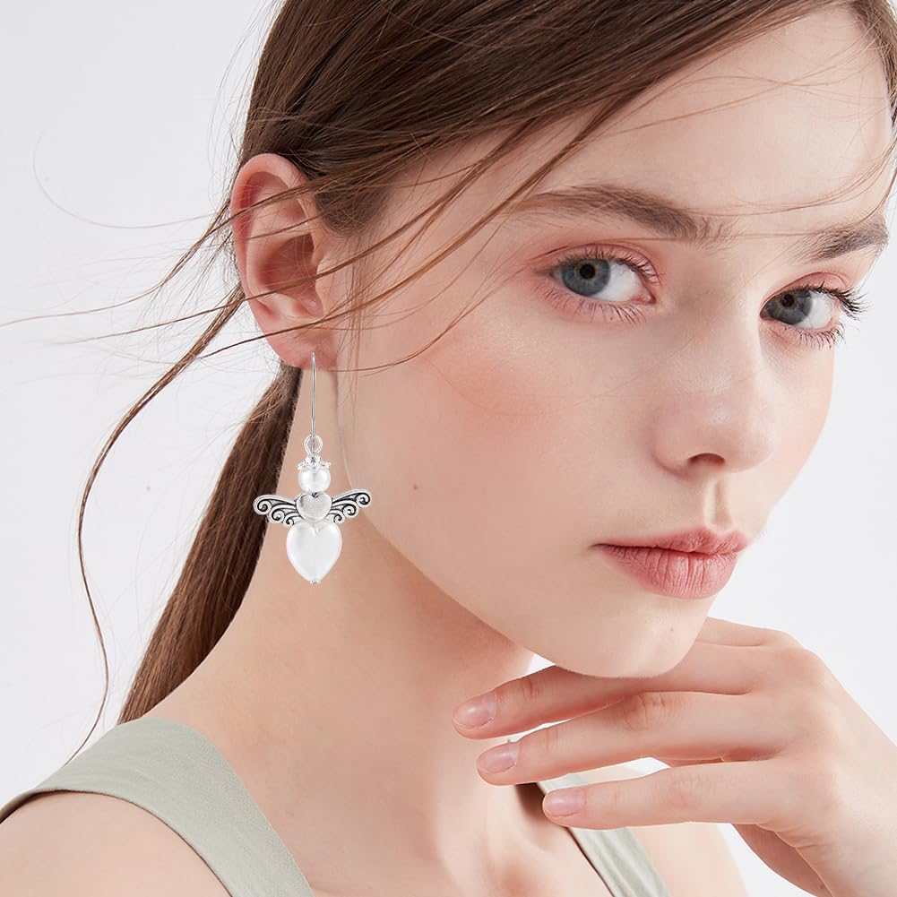 Beebeecraft 1 Box 20Pcs Pure Titanium Earring Fish Hooks Silver Earring Hooks for DIY Jewelry Making (21 Gauge)