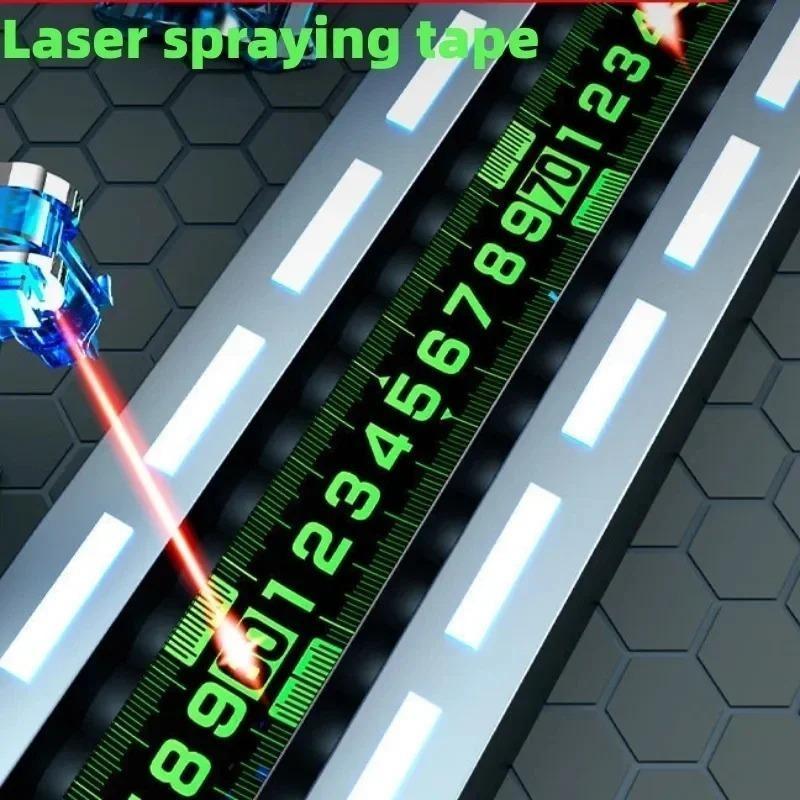 5/7.5/10M Fita Métrica de Alta Precisão Espessada com Autotrava Fluorescente Resistente ao Desgaste Fita de Aço Fita Métrica Ferramentas de Medição
