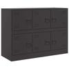 VidaXL Black Buffet 99x39x73 Cm Steel, Cabinet, Cupboard, High Buffet, Side Cabinet, Storage Cabinet, Organizer of 841793
