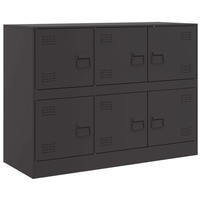 VidaXL Black Buffet 99x39x73 Cm Steel, Cabinet, Cupboard, High Buffet, Side Cabinet, Storage Cabinet, Organizer of 841793