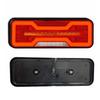 2Pcs 12V 24V LED Combination Rear Tail Light Turn Signal Brake Reverse Flowing Lamp Waterproof Trailer Truck Tractor Caravan