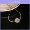 Geometric Zircon Round Pendant Vintage Adjustable Bracelet For Women Gift Ideas