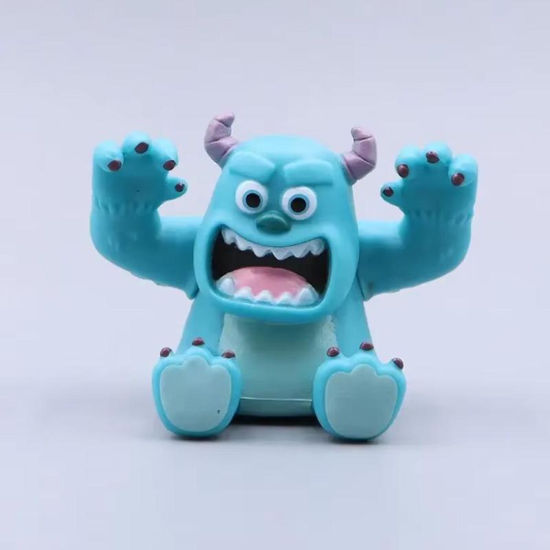4 Pcs University Monsters Inc Figures James P. Sullivan Anime Action Figure Randall Boggs Model Playthings Ornament Michael Wozosky
