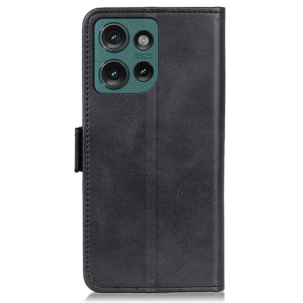 For Motorola Edge 50 Neo 5G/Moto S50 5G/Thinkphone 25 5G Case Stand Cowhide Texture PU Leather Phone Cover