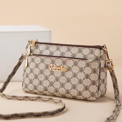 Autumn and Summer Women's Crossbody Bag Middle-aged Women's Fashion Retro Shoulder Bag Old-fashioned Women's Bag Bags
