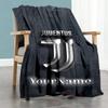 Juventus Customize Your Name Blanket Throw Personalized Blanket Comfortable Throw For Picnics Bed Couch Seaside Four Seasons Universal