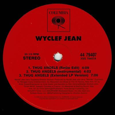 12inch Record WYCLEF JEAN - Thug Angels 4479407 Columbia 2000 US Rap & Hip-Hop/R&B Used