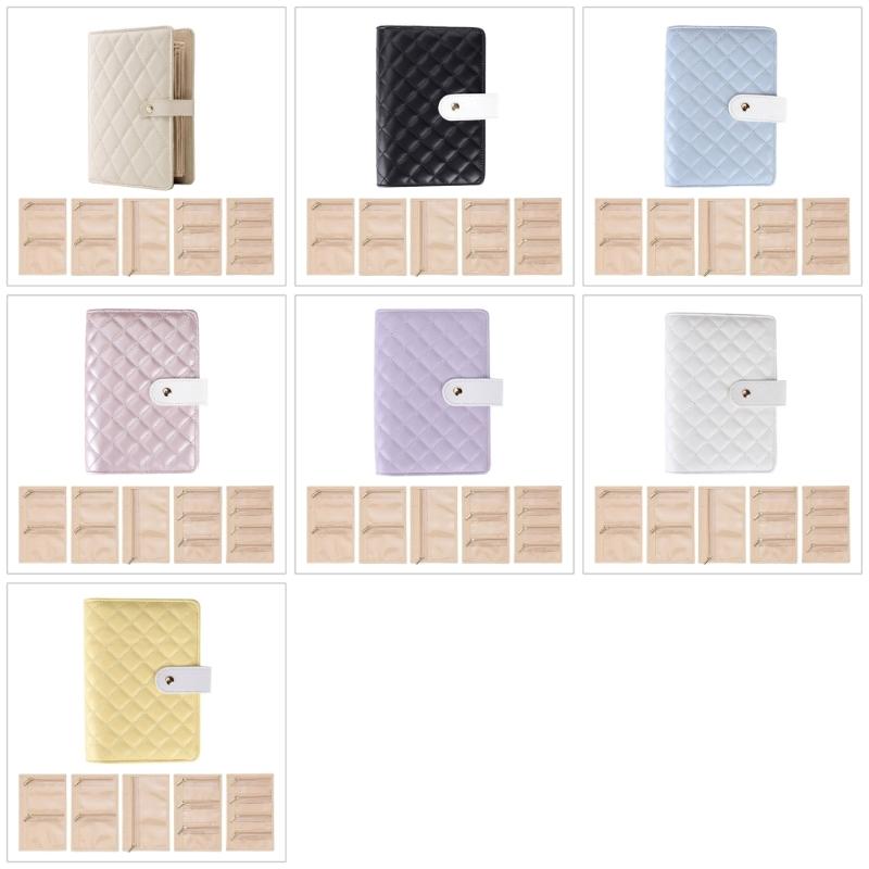 Schmuckaufbewahrungsbuch Wasserdichte Transparente Aufbewahrungsalben für Ohrringe Halsketten Ringe Schreibtisch Schubladen-Organizer