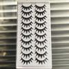 10 Pairs Thick Style Big Demon Barbie Cosplay False Eyelashes with Durable Stem