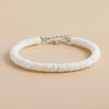 Puka Shell Anklet Handmade Natural Shredded Shell Hawaiian Beach Anklet Irregular Shell Feet Women