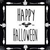 Happy Halloween Dwarf Ghost Pattern Printed Soft Square Pillowslip  Blend Cushion Cover Pillowcase Living Room Home Decor