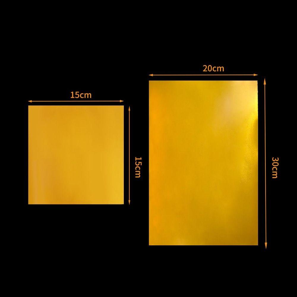 70 micron Thick Engraving Drawing paper 20*30cm Gold Foil Aluminum Foil Art Paper DIY Engraving Foil Paper Christmas ornament