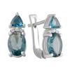 London Blue Topaz Gümüş Küpe 2.626ct (2062554)
