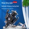 All-Metal Saltwater Fishing Reel - 20-Bearing, Stainless Steel, Long Cast Spinning Reel for Sea Fishing