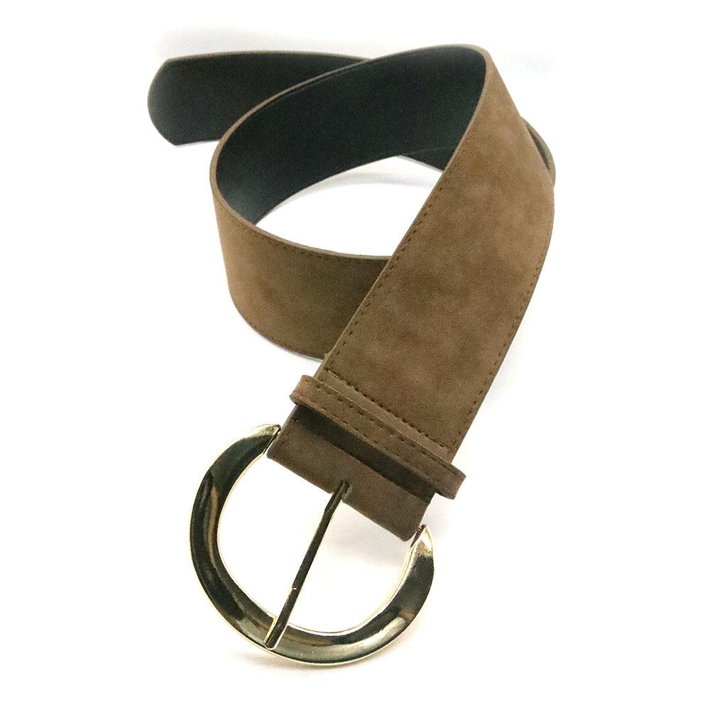 Trendy Women's Versatile PU Leather Fashion Belt with Retro Pin Buckle and Decorative Waist Chain