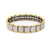 Stainless steel bracelet, double row bracelet, stainless steel bracelet
