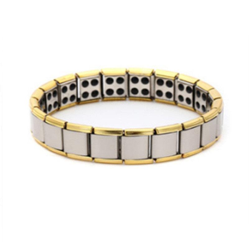 Stainless steel bracelet, double row bracelet, stainless steel bracelet
