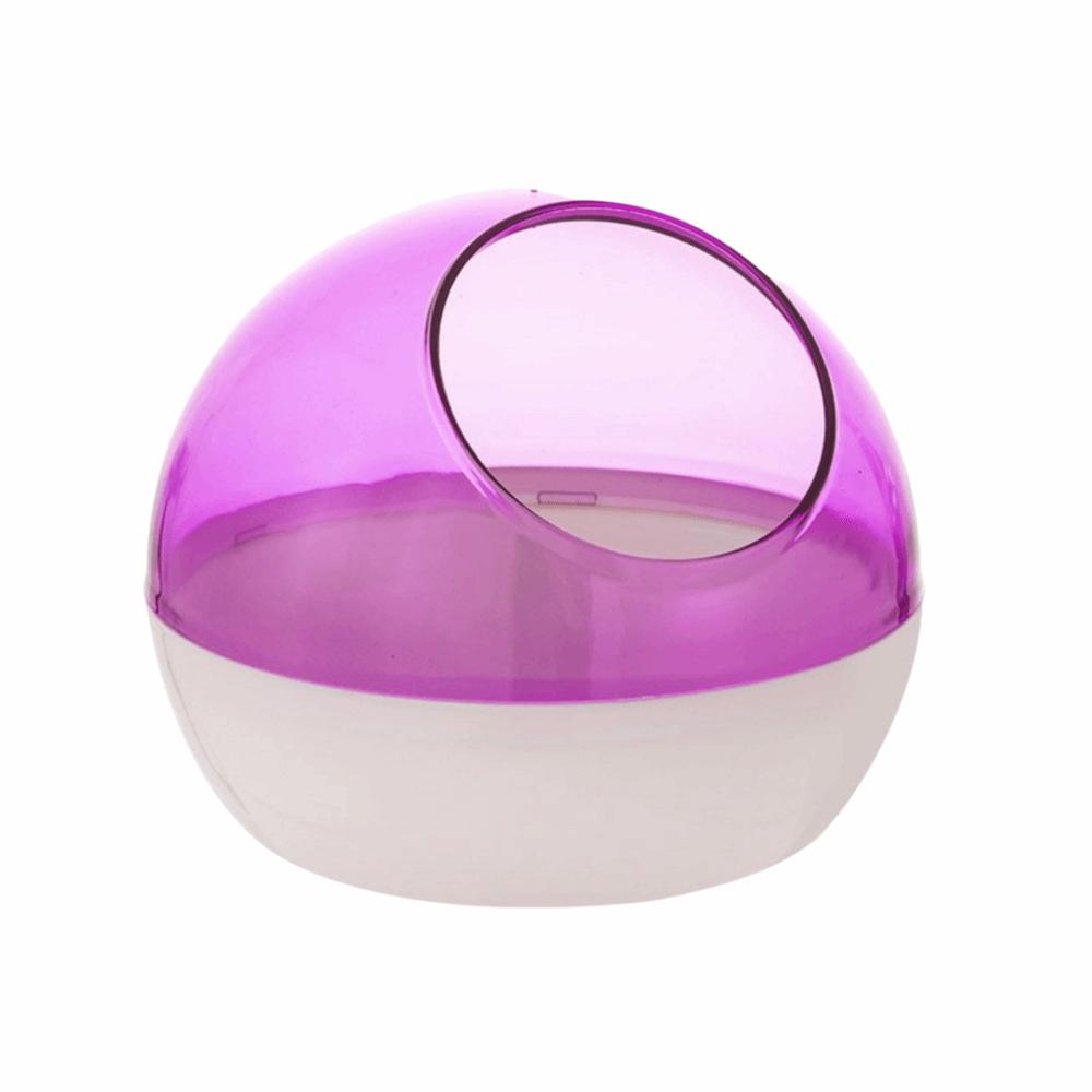 Bite Resistant Space Capsule Bird Nest Creative Spherical Bird Nest Bird Cage Bed  Cage Cleaning Non-Hanging Purple