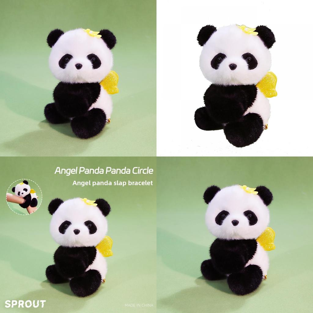 Plush Panda Toy With Soft Polyester Filling For Kids Birthday Gift