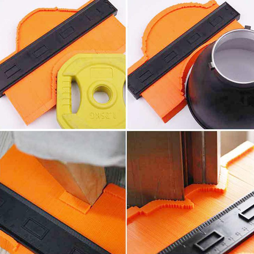 Shape Plastic Profile Gauge Irregular ABS Plastic Contour Gauge Profile Ruler Mark Measure Tool 6 Inch/10 Inch