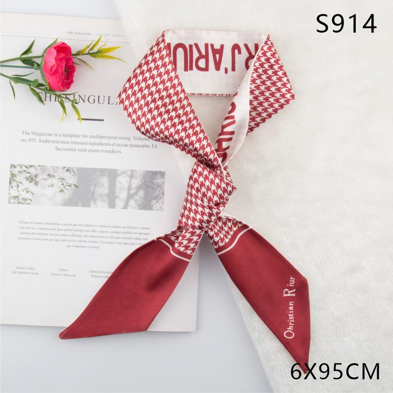 Versatile Vintage Silk Scarf: Hair Tie, Headband, Bag Accessory